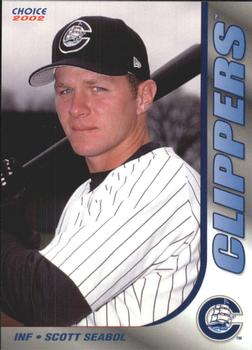 2002 Choice Columbus Clippers #23 Scott Seabol Front