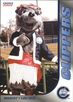 2002 Choice Columbus Clippers #29 Lou Seal Front