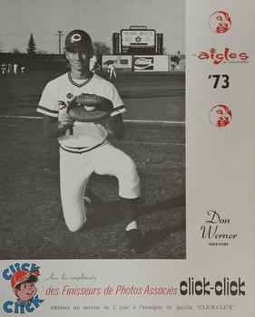 1973 Click-Click Trois-Rivieres Aigles #NNO Don Werner Front