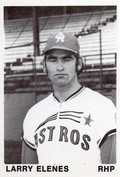 1974 TCMA Cedar Rapids Astros #23 Larry Elenes Front