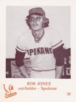 1974 Caruso Spokane Indians #36 Bob Jones Front