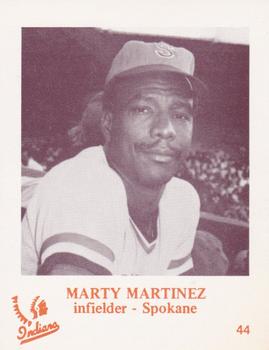 1974 Caruso Spokane Indians #44 Marty Martinez Front