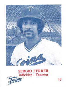 1974 Caruso Tacoma Twins #17 Sergio Ferrer Front