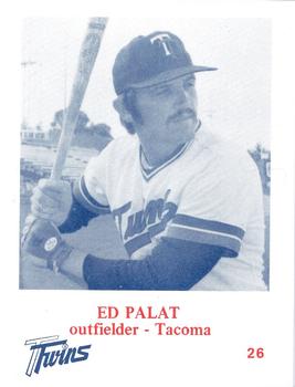 1974 Caruso Tacoma Twins #26 Ed Palat Front