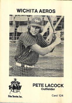 1974 Caruso/One Day Film Wichita Aeros #124 Pete LaCock Front