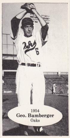 1975 TCMA 1950's Pacific Coast League #7 George Bamberger Front
