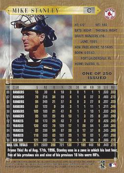 1997 Topps Gallery - Players Private Issue #PPI-6 Mike Stanley Back