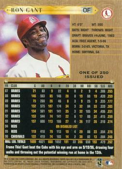 1997 Topps Gallery - Players Private Issue #PPI-59 Ron Gant Back