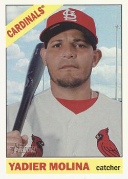 2015 Topps Heritage - Chrome Retail Foil #THC-275 Yadier Molina Front