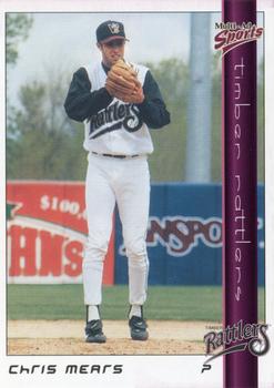 1999 Multi-Ad Wisconsin Timber Rattlers #1 Chris Mears Front