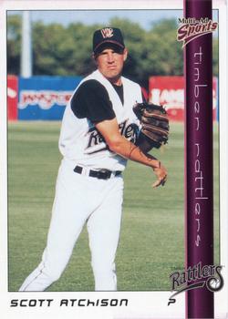 1999 Multi-Ad Wisconsin Timber Rattlers #2 Scott Atchison Front