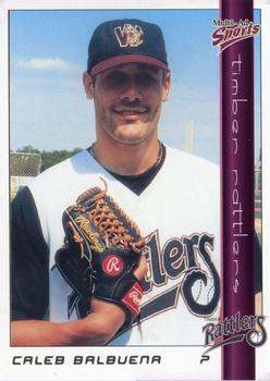1999 Multi-Ad Wisconsin Timber Rattlers #3 Caleb Balbuena Front
