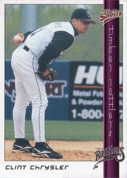 1999 Multi-Ad Wisconsin Timber Rattlers #5 Clint Chrysler Front