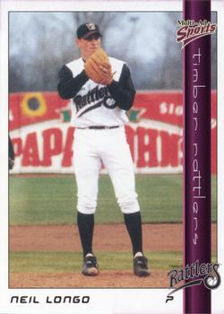 1999 Multi-Ad Wisconsin Timber Rattlers #7 Neil Longo Front