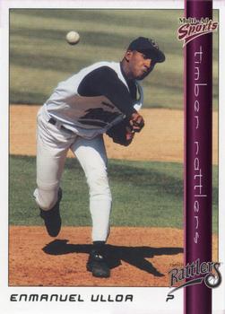 1999 Multi-Ad Wisconsin Timber Rattlers #14 Enmanuel Ulloa Front