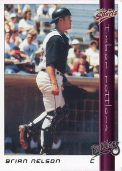 1999 Multi-Ad Wisconsin Timber Rattlers #22 Brian Nelson Front