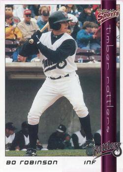 1999 Multi-Ad Wisconsin Timber Rattlers #23 Bo Robinson Front