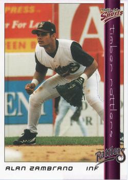 1999 Multi-Ad Wisconsin Timber Rattlers #30 Alan Zambrano Front