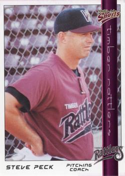 1999 Multi-Ad Wisconsin Timber Rattlers #33 Steve Peck Front