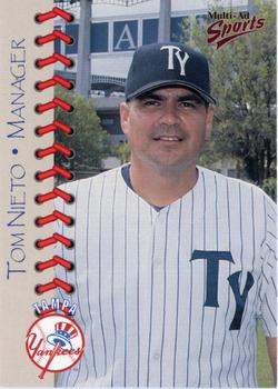 1999 Multi-Ad Tampa Yankees #2 Tom Nieto Front
