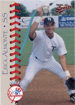 1999 Multi-Ad Tampa Yankees #3 Erick Almonte Front