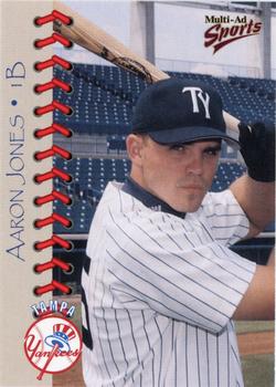 1999 Multi-Ad Tampa Yankees #13 Aaron Jones Front