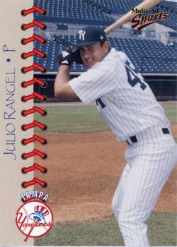 1999 Multi-Ad Tampa Yankees #20 Julio Rangel Front