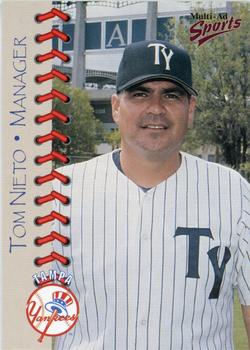 1999 Multi-Ad Tampa Yankees Update #2 Tom Nieto Front