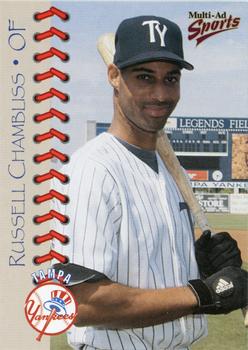 1999 Multi-Ad Tampa Yankees Update #5 Russell Chambliss Front