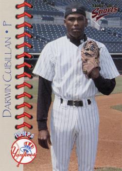 1999 Multi-Ad Tampa Yankees Update #7 Darwin Cubillan Front