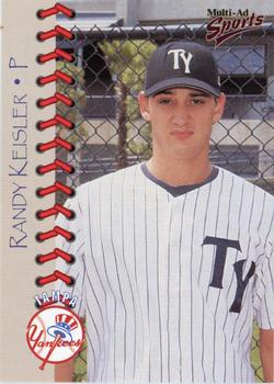 1999 Multi-Ad Tampa Yankees Update #14 Randy Keisler Front