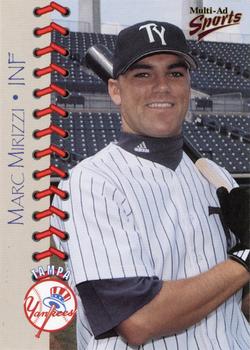 1999 Multi-Ad Tampa Yankees Update #18 Marc Mirizzi Front