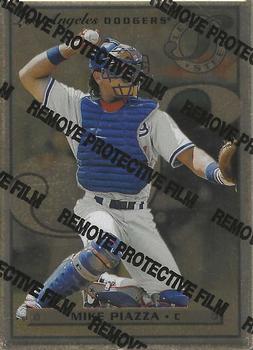 1996 Leaf Preferred - Steel Gold #51 Mike Piazza Front