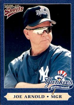 1999 Multi-Ad Staten Island Yankees #1 Joe Arnold Front