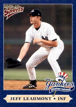 1999 Multi-Ad Staten Island Yankees #16 Jeff Leaumont Front
