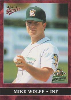 1999 Multi-Ad South Bend Silver Hawks #1 Mike Wolff Front