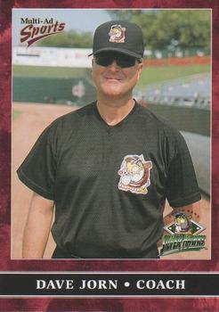 1999 Multi-Ad South Bend Silver Hawks #3 Dave Jorn Front
