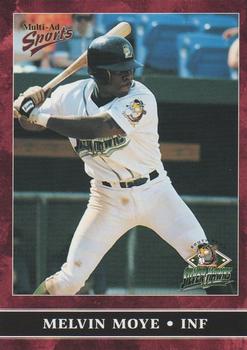 1999 Multi-Ad South Bend Silver Hawks #24 Melvin Moye Front