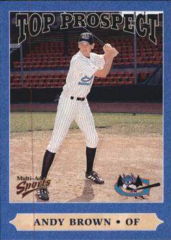 1999 Multi-Ad South Atlantic League Top Prospects #5 Andy Brown Front