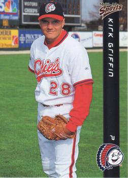 1999 Multi-Ad Peoria Chiefs #12 Kirk Griffin Front