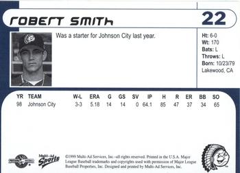 1999 Multi-Ad Peoria Chiefs #22 Robert Smith Back