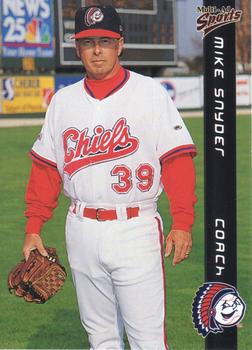 1999 Multi-Ad Peoria Chiefs #29 Mike Snyder Front