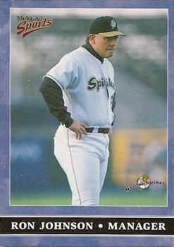 1999 Multi-Ad Omaha Golden Spikes #1 Ron Johnson Front