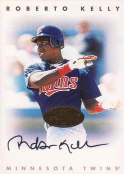 1996 Leaf Signature Series - Autographs Gold #NNO Roberto Kelly Front