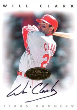 1996 Leaf Signature Series - Autographs Gold #NNO Will Clark Front