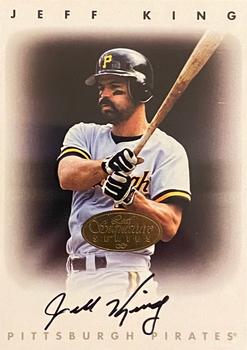 1996 Leaf Signature Series - Autographs Gold #NNO Jeff King Front