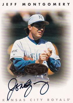 1996 Leaf Signature Series - Autographs Gold #NNO Jeff Montgomery Front