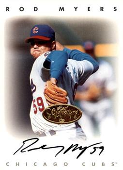 1996 Leaf Signature Series - Autographs Gold #NNO Rodney Myers Front
