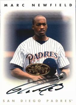 1996 Leaf Signature Series - Autographs Gold #NNO Marc Newfield Front