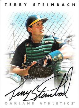 1996 Leaf Signature Series - Autographs Gold #NNO Terry Steinbach Front